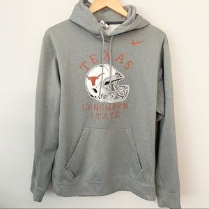 NIKE Texas Longhorns Football Therma-Fit Hoodie M